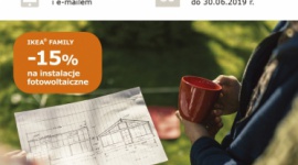 Promocja w IKEA – kredyt na fotowoltaikę bez prowizji BIZNES, Energetyka - W IKEA właśnie trwa promocja, dzięki której możesz sporo zaoszczędzić. Jeśli do 30 czerwca 2019 r. podpiszesz umowę kredytową na panele fotowoltaiczne, nie zapłacisz prowizji.