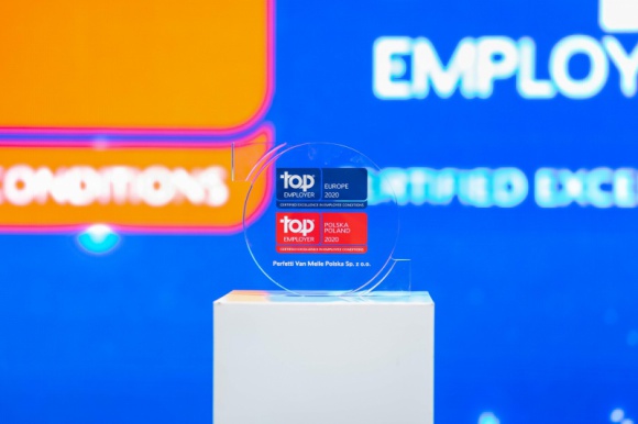 Perfetti van Melle z tytułem Top Employer Polska 2020 Praca, BIZNES - Dobre warunki pracy oraz możliwości rozwoju – to tylko kilka z aspektów, którymi charakteryzują się najlepsi pracodawcy w Polsce. Ich certyfikacją już po raz 11 zajęła się organizacja Top Employers. W tym roku w gronie liderów znalazła się również firma Perfetti van Melle.