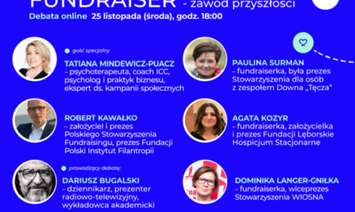Debata online: Czy fundraiser to zawód przyszłości?